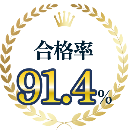 英検合格率91.4%